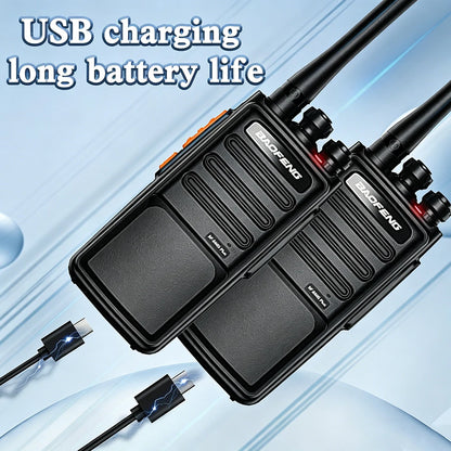 BAOFENG BF-888S Plus PMR446 License Free Two Way Radio Portable Walkie Talkie VOX Micro USB Rechargeable For EU Family Team Use