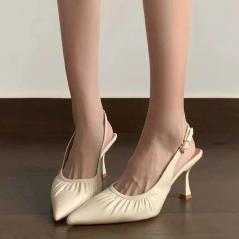 Sexy High Heels Sandals Women Pointed Toe Heels Shoes Dress Fashion Slippers New Pumps Elegant Party Luxury Mujer Zapatos