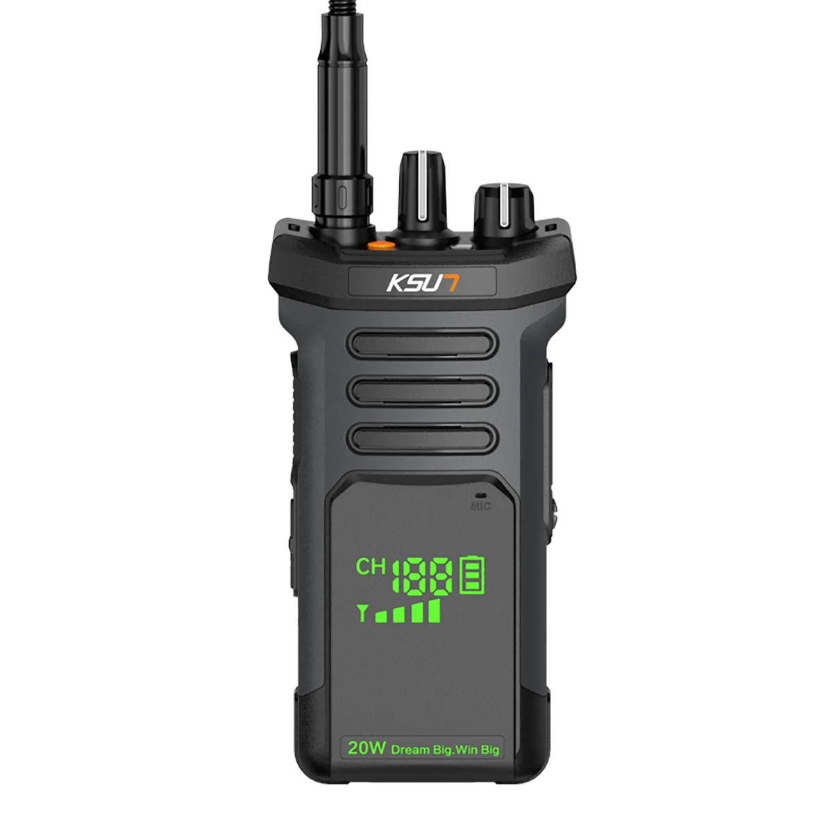 KSUT Professional Radio Walkie Talkie 20Watt Long Range Powerful Two Way Radio Station Portable UHF Transceiver Wireless Device