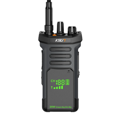 KSUT Professional Radio Walkie Talkie 20Watt Long Range Powerful Two Way Radio Station Portable UHF Transceiver Wireless Device