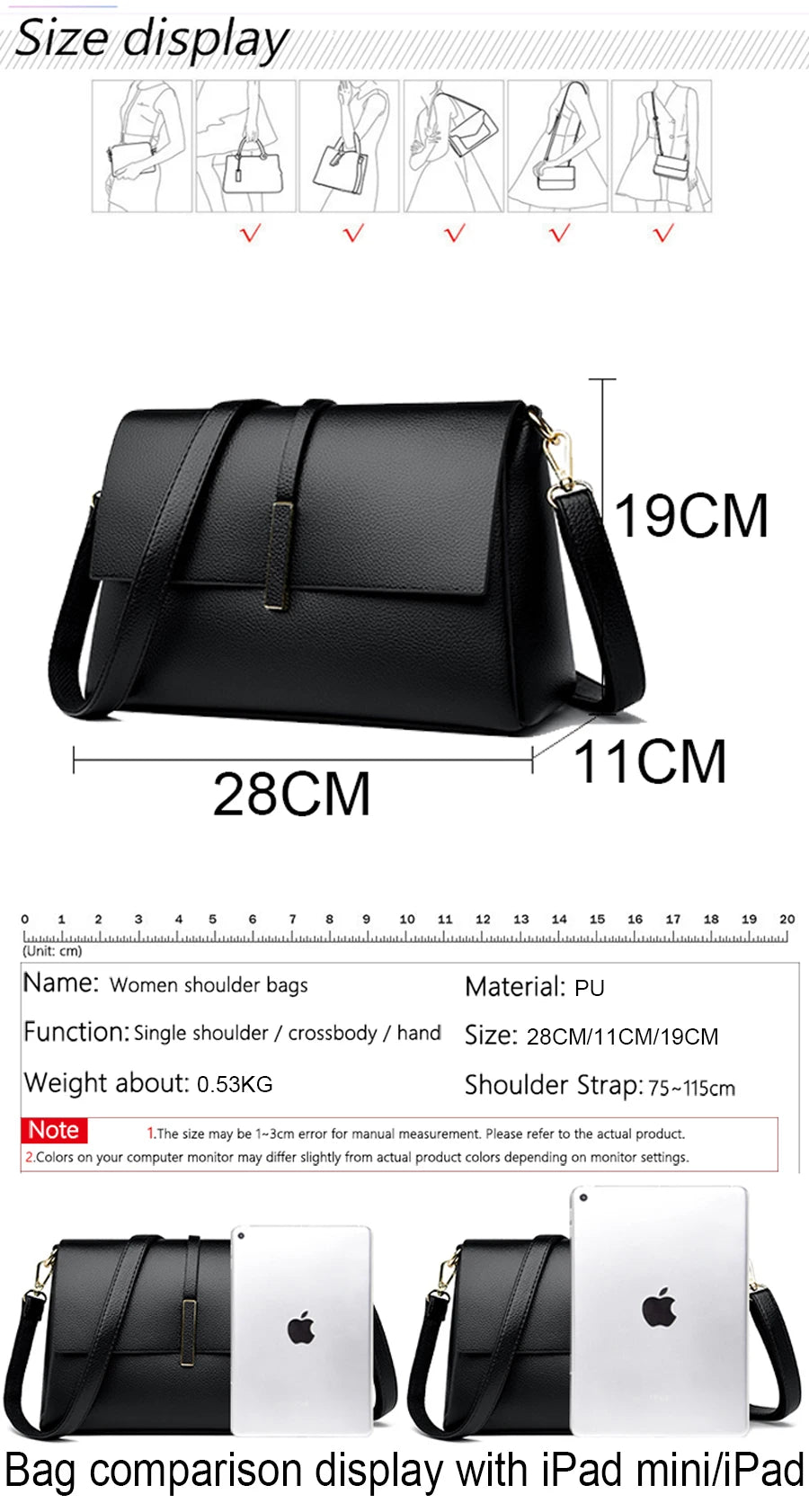 Soft Leather Luxury Shoulder Crossbody Bags for Women 2023 Fashion Purses and Handbags Designer Fashion Ladies Messenger Bag Sac
