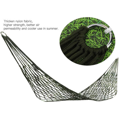 Garden Outdoor Thickened Nylon Rope Hammock Indoor Mesh Hammock Portable Simple Hammock Swing Chair