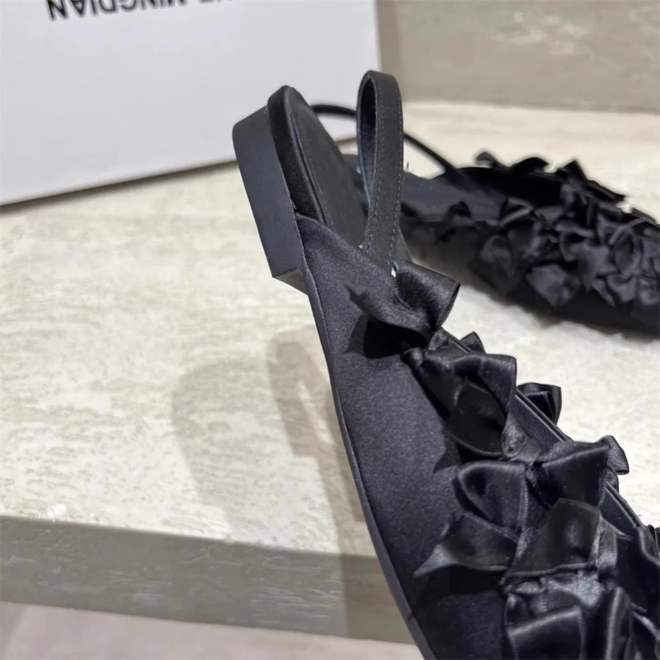 Women Sandals Pointed Toe Flats Elegant Slippers Sexy Fashion Woman Shoes 2025 New Summer Dress Luxury Sandalias De Mujer