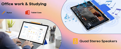 2026 Global Version Android 15 Tablet 14 inch Tablet PC 20GB 512GB 13800mAh Phone Call BT5.0 5G WiFi GPS Google Play Laptop Pads