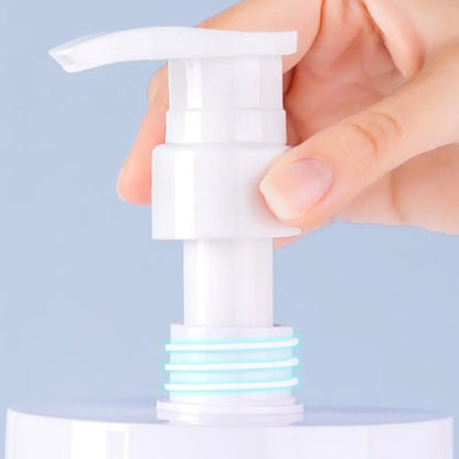 500/1000ml Pump Bottle Dispenser Wide Mouth Clear Shower Soap Dispenser Refillable PET Storage Bottle