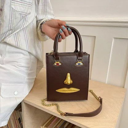 Luxury Brand Classic Women's Handbag In Elegant Leather - Fashionable Shoulder Crossbody Bag For Ladies Designer