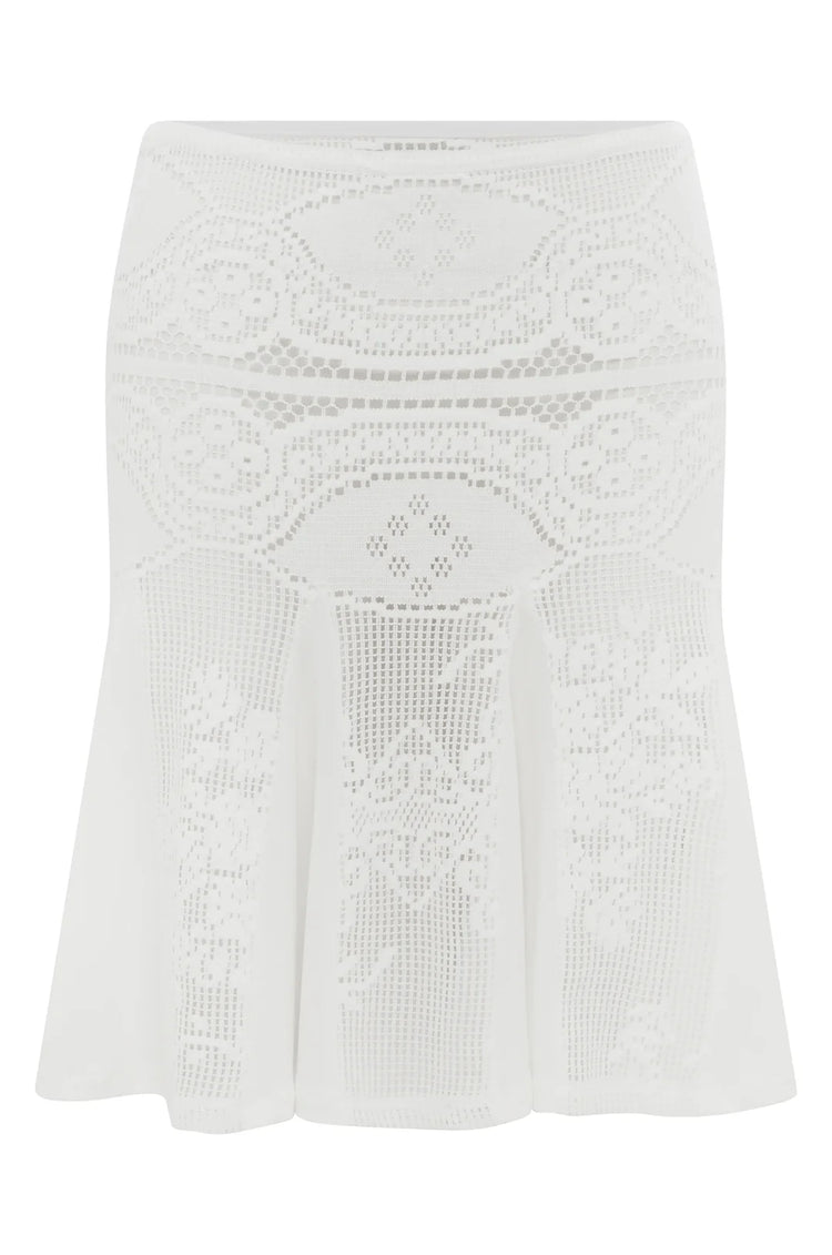 Wj Twisted V-Neck Sleeveless Top with Hollow-Out Crochet Fishtail Skirt Two-Piece Set, Hollow-Out Jacquard Flared Fishtail Skirt, Slim-Fit Waist-Cinching Tank Top, Slim-Fit Sleeveless Crochet See-Through Fishtail Skirt