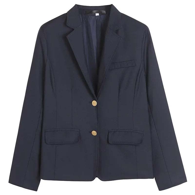 University School Girl Blazer Winter School Uniform Navy Coat Japanese High School Uniforms Suit Girl Students Jacket Seifuku