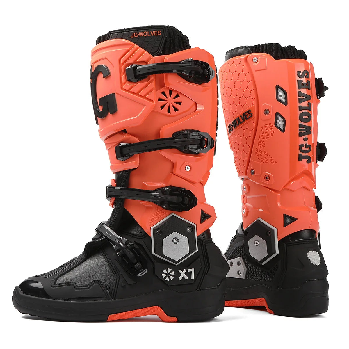 Professional Motocross Mid‑Calf Long High Ankle Off‑Road Racing Boots Moto Rider Protective Shoes Men Woman Motorcycle Boots