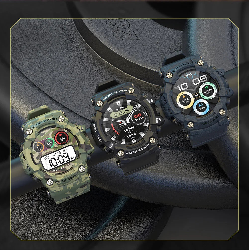 2026 Altitude Barometer Men's Smartwatch Bluetooth Talking Compass Air Pressure Multi Sport Smart Watch for iOS Android