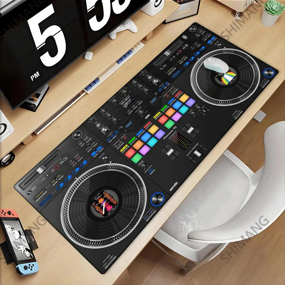 Mouse Pad Music Radio Dj Panel Gamer printon demand Custom Computer MousePad Natural Rubber Office Soft PC Accessory Desktop Pad