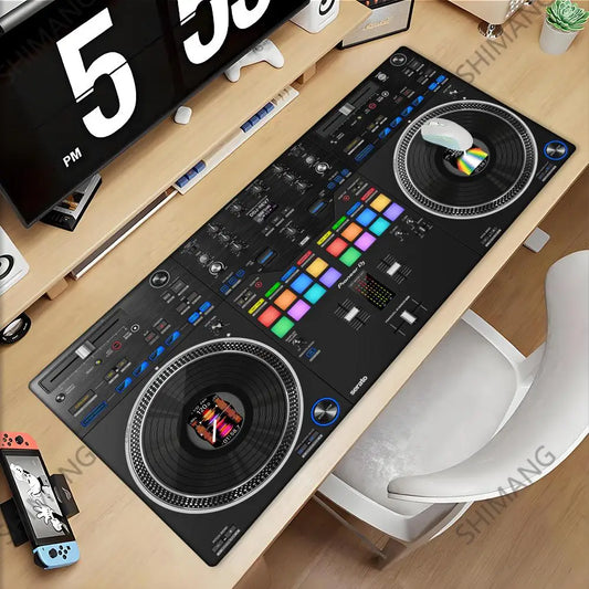 Mouse Pad Music Radio Dj Panel Gamer printon demand Custom Computer MousePad Natural Rubber Office Soft PC Accessory Desktop Pad