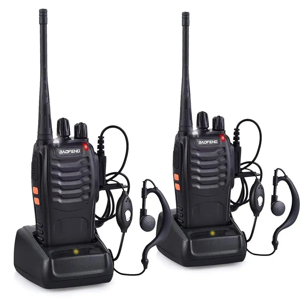 2Pcs Wholesale Original Baofeng BF-888S 5km Long Range Walkie Talkie Two Way Radio BF 888S Channel 16 Self-driving Travelling