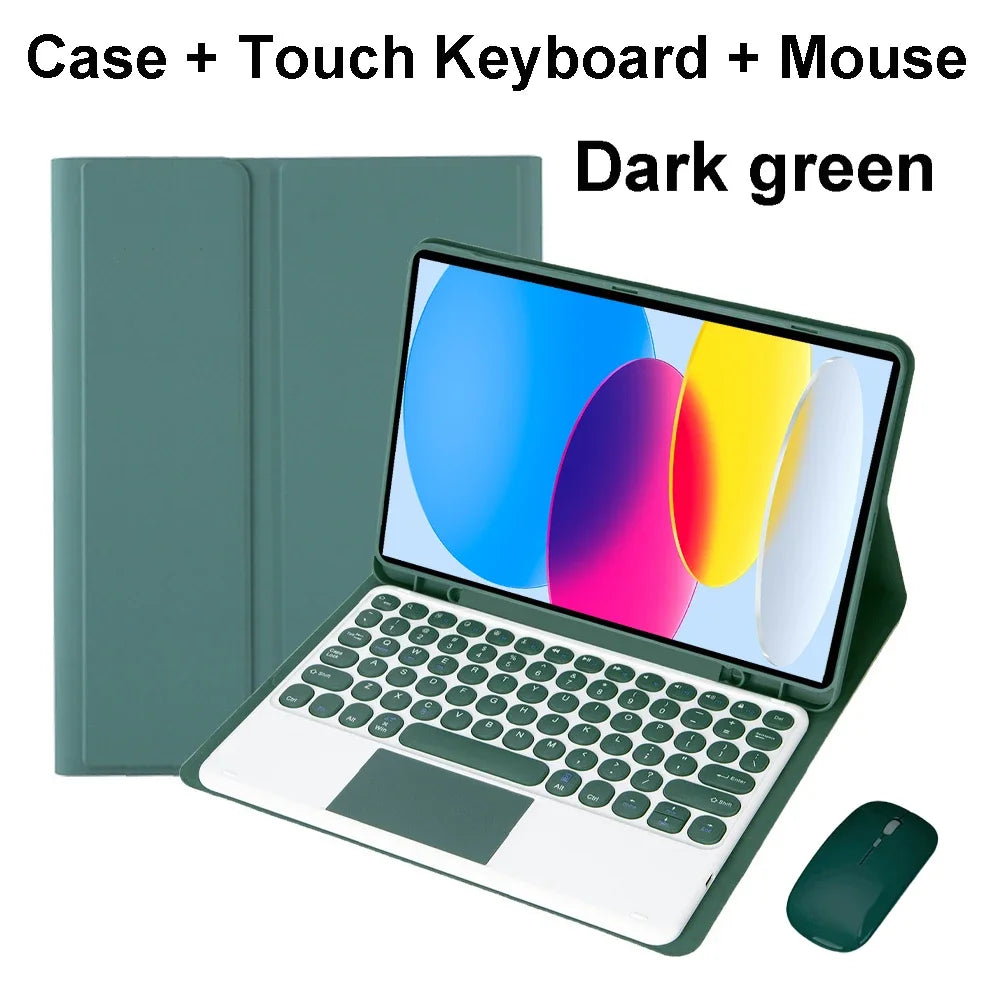 For iPad 11th Case Generation 11 Inch A16 2025, Bluetooth keyboard Covers For Apple iPad 11th Case 2025 Funda
