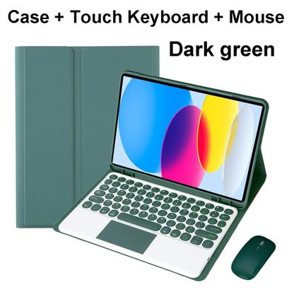 For iPad 11th Case Generation 11 Inch A16 2025, Bluetooth keyboard Covers For Apple iPad 11th Case 2025 Funda