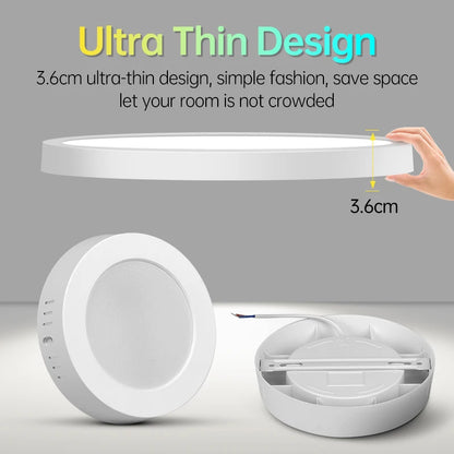 Modern Led Ceiling Lamps 15/20/30W Ceiling Panel Fixtures AC 110V-220V For Room Living Bedroom Kitchen Home Decor Panel Lights