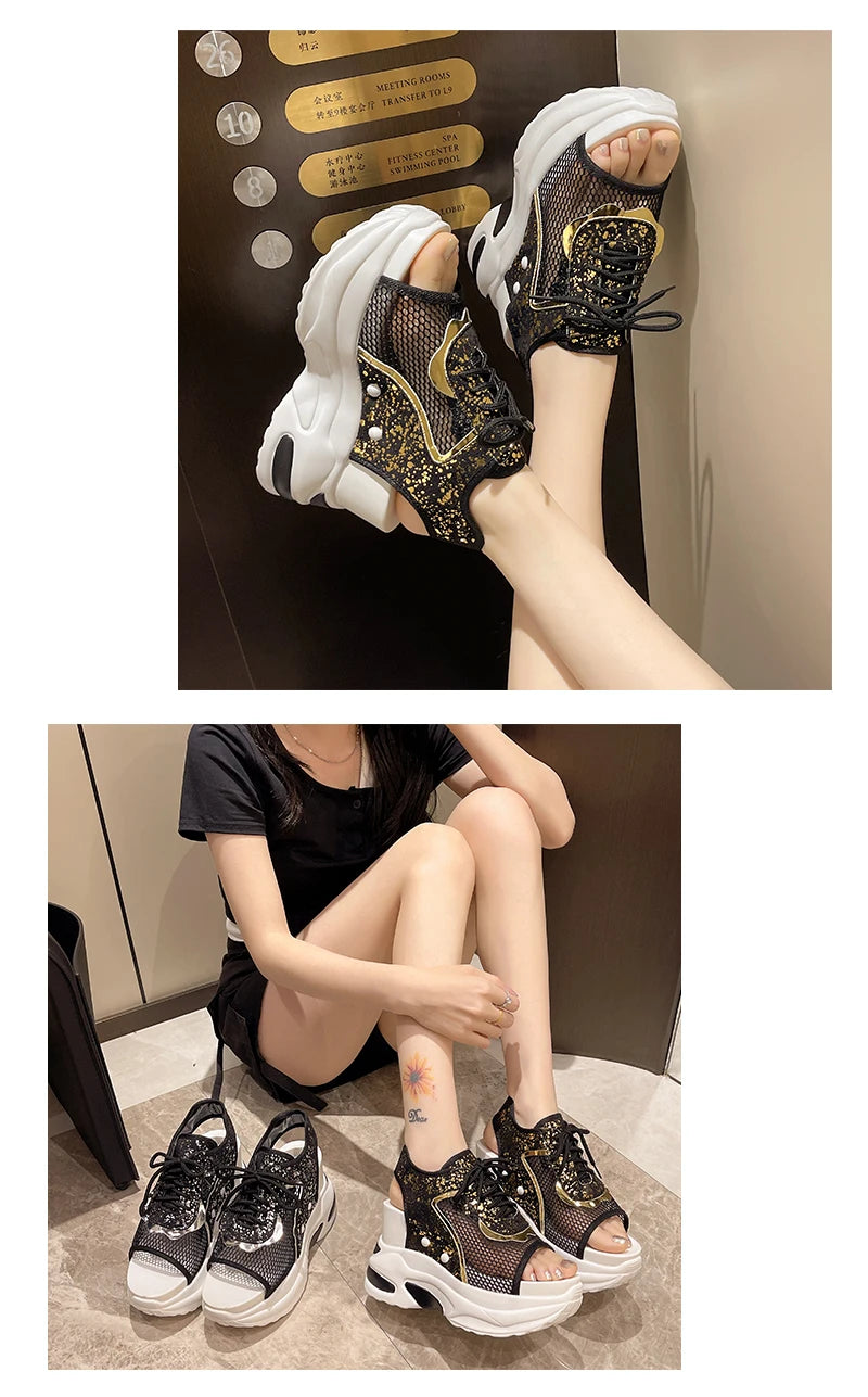 Platform Shoes Woman Sandal Roman Women Sports Sandals Fashion Sneakers Comfortable Wedge Luxury Designer Elegant Summer 2026