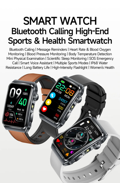 New 2025 For Apple Watch 10 Smart Watch Men Body Temperature Bluetooth Call GPS Sports Women Smartwatch for Apple iOS Watches