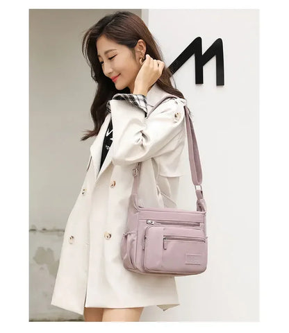 Fashion Shoulder Crossbody Bag for Women Messenger Bags Waterproof Nylon Ladies Handbag Tote Bags for Women Sac A Main Femme