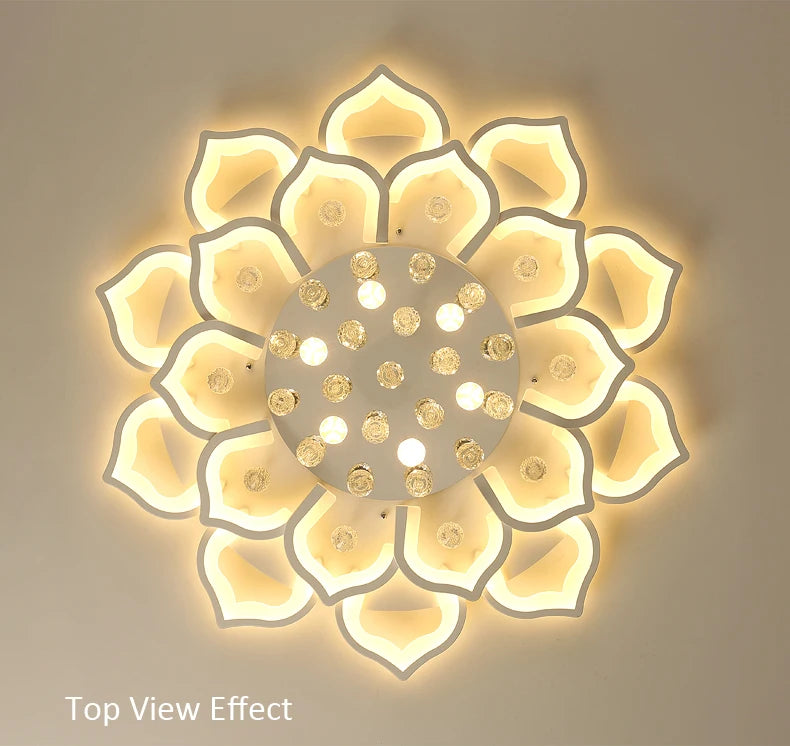 Modern Crystal Chandelier Ceiling Chandeliers For Living Room Lamp Bedroom Kitchen Lustre Indoor Lighting LED Fixtures Lights