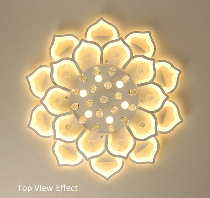 Modern Crystal Chandelier Ceiling Chandeliers For Living Room Lamp Bedroom Kitchen Lustre Indoor Lighting LED Fixtures Lights