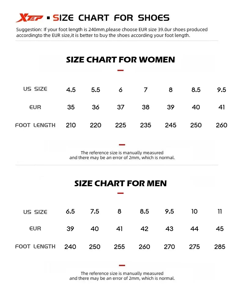 XTEP 2000km 5.0 Professional Marathon Running Shoes Cushioned Breathable Lightweight Youth Sports Shoes 874119110023