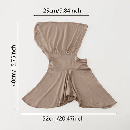 Versatile Fake Collar Hat Muslim Inner Premium Ready Jersey Hijab Cap Scarf Cotton Neck Cover Muslim Soft Woman Hijabs 40*25cm