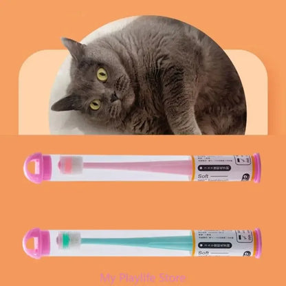Small Pet Toothbrush for Dogs Cat Teeth Cleaning Kits Soft Silicone Bristle Dog Toothbrush Dental Care Puppy Tooth Brush