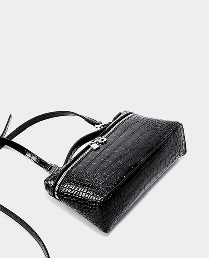 Shoulder Bag Handbag women Luxury Women's Crocodile Embossed Mobile Phone Handbag Brand New LP19 Genuine Leather Mini Small size