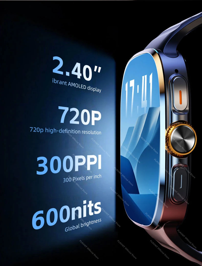 New 5G GPS Smartwatch 2026 2.16" AMOLED Camera WiFi NFC 32GB ROM 2100mAh Can Use SIM Card Clock Video Call Smart Watch Men Women