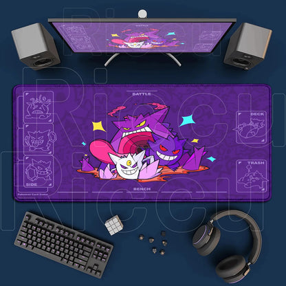 Gaming Anime P-Pokemons Gyarados Mousepad Large Non-slip Rubber Mouse Pad Gamer XXL 900x400mm Pc Keyboard Desk Mouse Mat Carpet