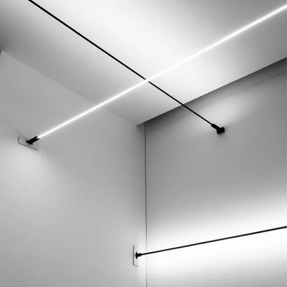 Led Wall Light Modern Skyline Steel Strip Luminous Linear Creative Linear Light For Indoor Living Room Bedroom Home Decor Light