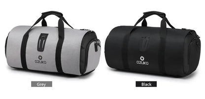OZUKO Garment Bag Multifunction Men Suit Storage Large Capacity Luggage Handbag Male Waterproof Travel Duffel Bag Shoes Pocket