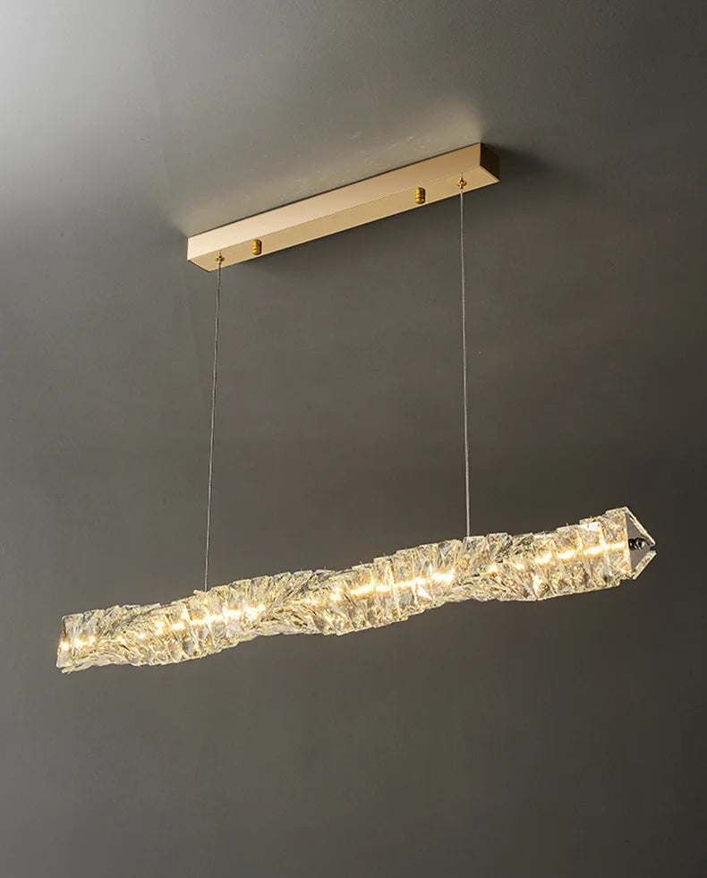 Luxury K9 Crystal Chandelier Dimmable Ceiling LED Pendant Lights Home Living Room Bedroom Indoor Atmosphere Decorative Lighting