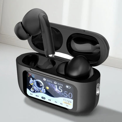 ERAZER AI Translator TWS New Air Pro Wireless Bluetooth Earphones Touch Screen Low Latency HiFi Sound Earbuds for IPhone Android