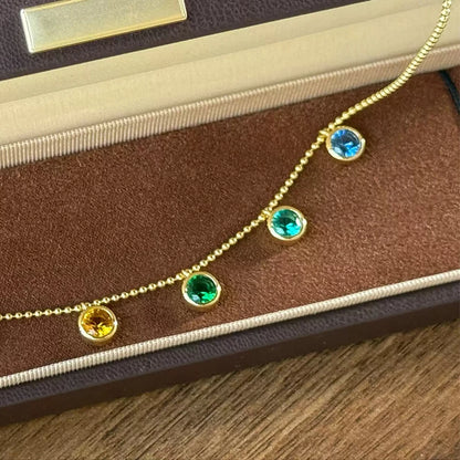 WUIHA Vintage 100% 925 Sterling Silver Lab Sapphire High Carbon Diamonds Gemstone Party Pendant Necklace Choker Fine Jewelry