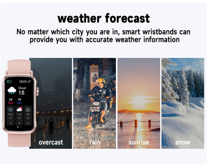 LIGE 1.47'' Smart Watch Women Men Smart Bracelet Heart Rate Step Count Sport Fitness Health Monitor Waterproof Smartwatch Ladies