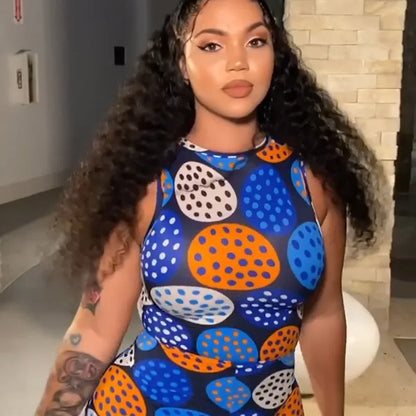 BOOFEENAA Polka Dot Print New Jumpsuits 2020 Cute Sexy Outfits For Women Clubwear Bodycon Tracksuit Rompers C16-BF27