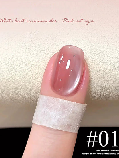 MIANEL 12ML Hit Product Gold Amber Cat Eye Gel Nail Polish 2026 New Blue Glass Beads Cat Eye Gel Nail Green Nails 1-21pcs
