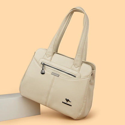 High Quality Ladies Soft Leather Shoulder Bag Designer Luxury Handbags Tote Bags For Womens 2025 Female Crossbody Messenger Bags