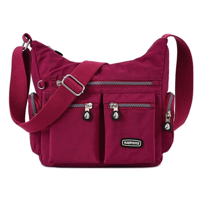 Women's Shoulder bag Nylon Female Travel Handbag Ladies Messenger Bag light CrossBody Bag High-grade Wear-resistant fabric