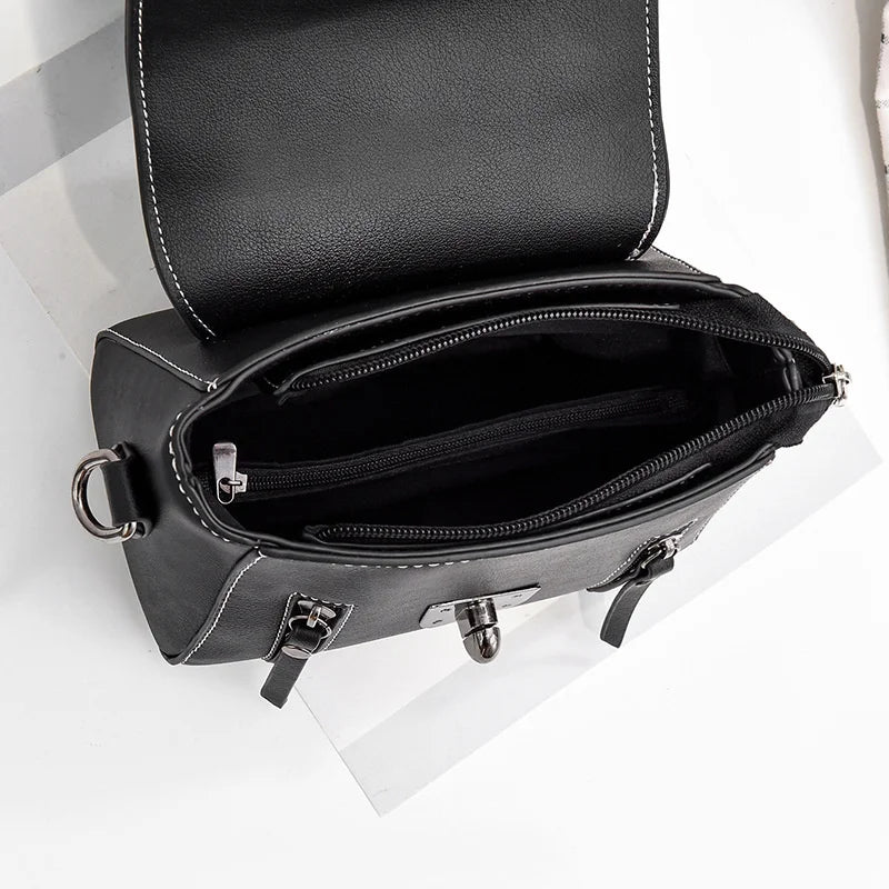 Fashion Small Square Bag For Women Luxury Designer Handbags High Quality Female Bag PU Leather Flap Crossbody Shoulder Bag Bolsa