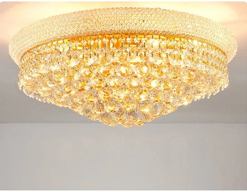 Luxury Crystal Led Ceiling Lights for Living Room Modern Ceiling Chandelier Dining Room Chandeliers Lighting Lamps Ceilings Lamp