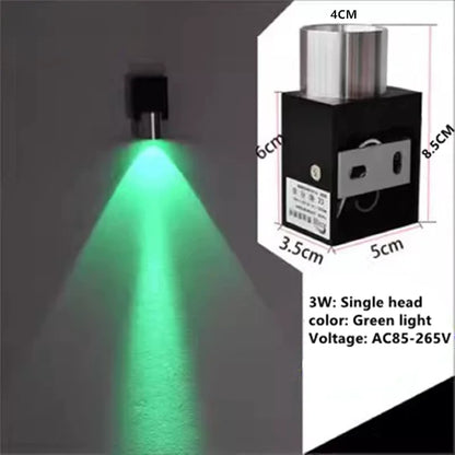 Indoor LED wall lamp 3W 6W aluminum lighting bedroom living room decoration corridor bar KTV lamp corridor wall lamp A85-265V