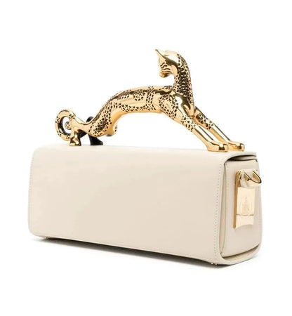 Pencil Cat Bags for Women Famous Luxury Brand Metal Handle Designer Handbag Fashion Rectangular Box Shape High End Shoulder Bag