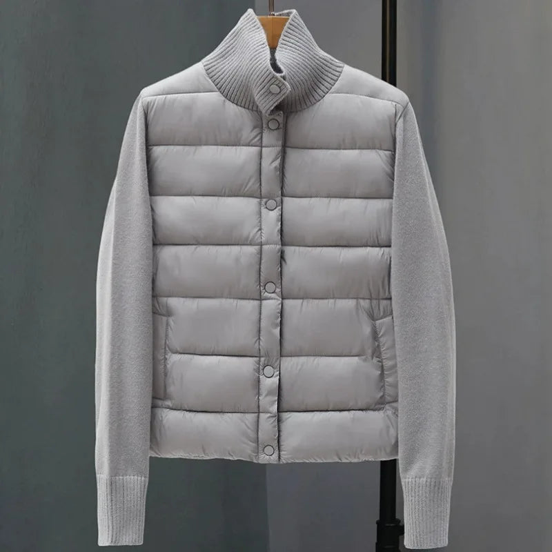 Winter Women's Jacket Thick Warm Short Parka Black Coats Woman Parkas Elegant Zipper Cotton Jackets Coat Female New