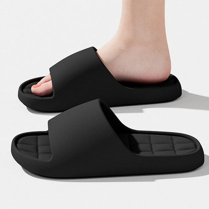 Man Fashion Slippers Solid Beach Sandals Summer Non Slip Lightweight Soft Unisex Slides Women Outdoor Indoor House Shoes