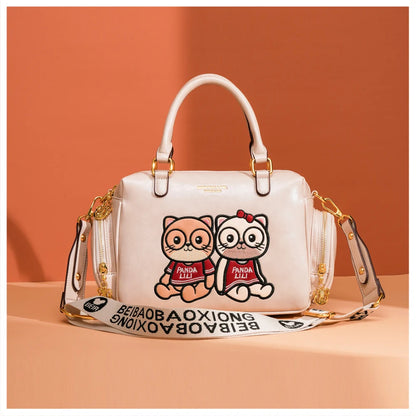 Fashion Luxury Brand Ladies Shoulder Bag Cartoon Bear Women's Crossbody Bag High Quality Tote Bag Waterproof Women's Hanbags