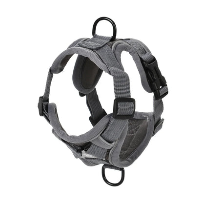 Dog Harness Leash Set For Small Medium Dogs Cat Hiking Adjustable Puppy Leash Reflective Harness Vest Chihuahua Pug Pet Supplies