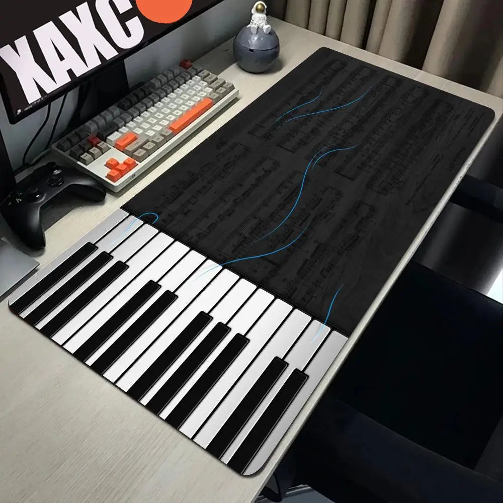 Trend Vintage Music Notes Piano Gaming Mouse Pad PC Laptop Gamer Mousepad Anime Antislip Mat Keyboard Desk Mat For Overwatch